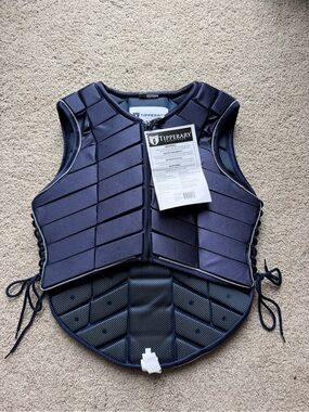 Tipperary eventing vest adult medium (38) navy with tags